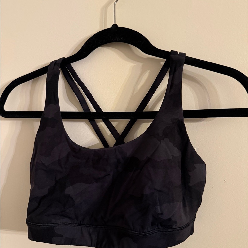 Lululemon Energy Bra-Black Camo
